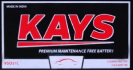 Kays car battery